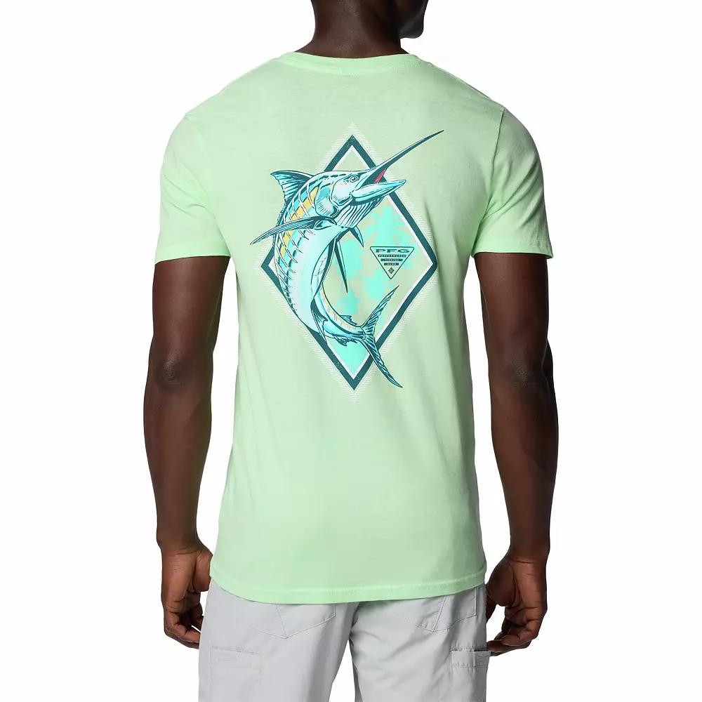 Men's Columbia Performance Fishing Gear Short Sleeve Graphic Tee, Size: XXL, Key West Product Image