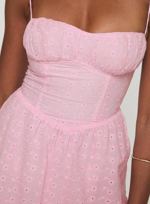 Mckilah Mini Dress Pink Product Image
