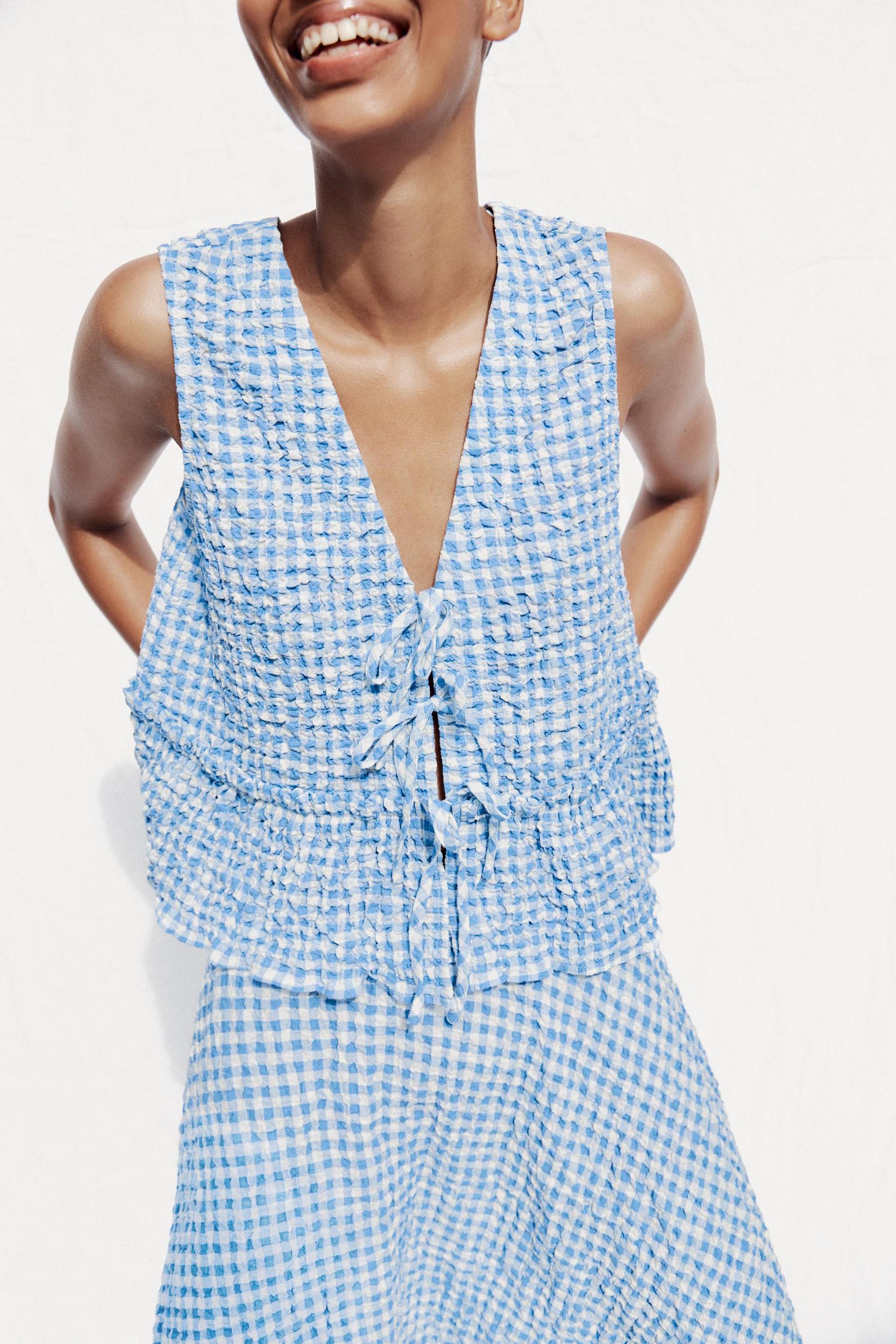 GINGHAM TOP Product Image