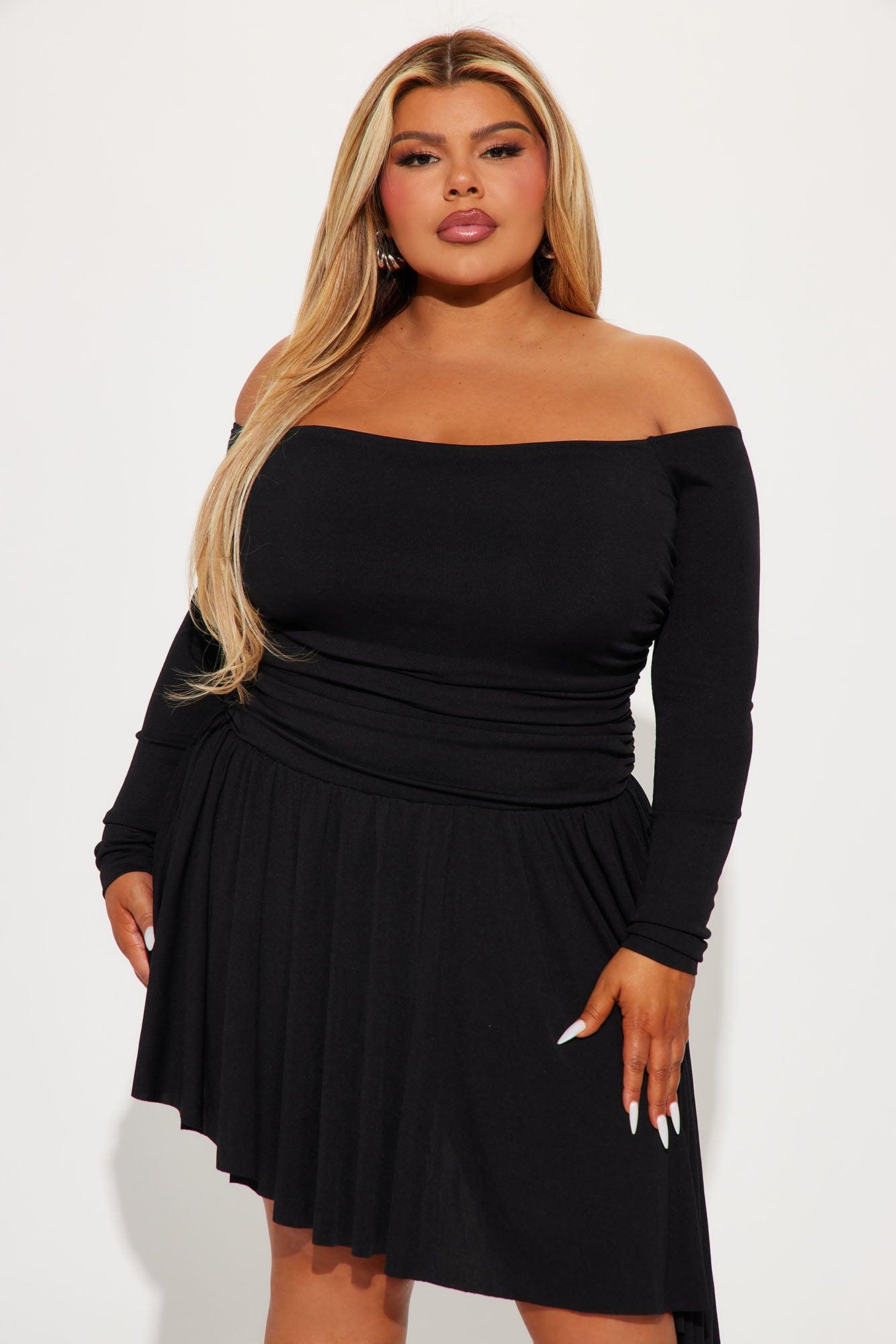 Runaway With Me Mini Dress - Black Product Image