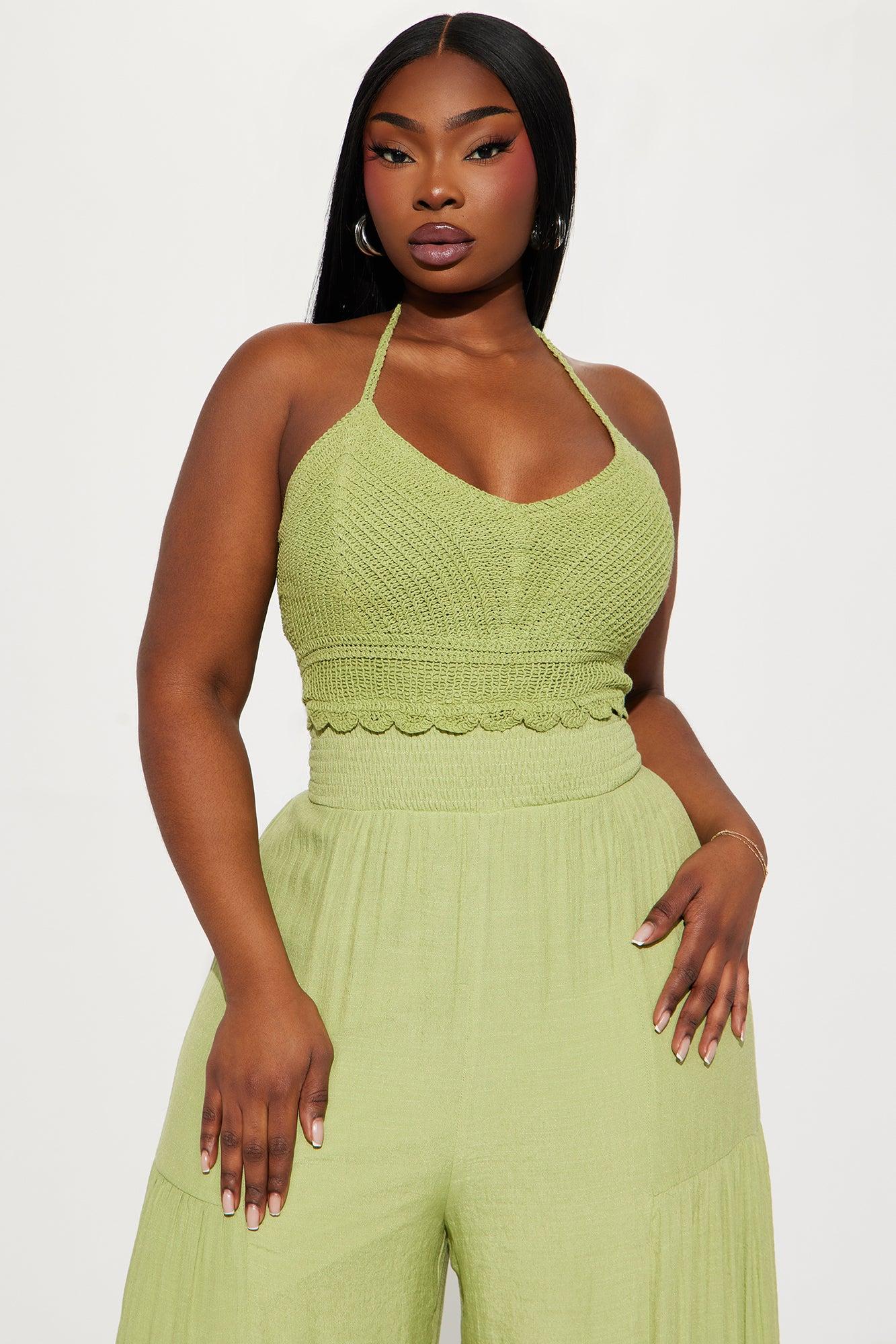 Malta Vacay Jumpsuit - Green Product Image
