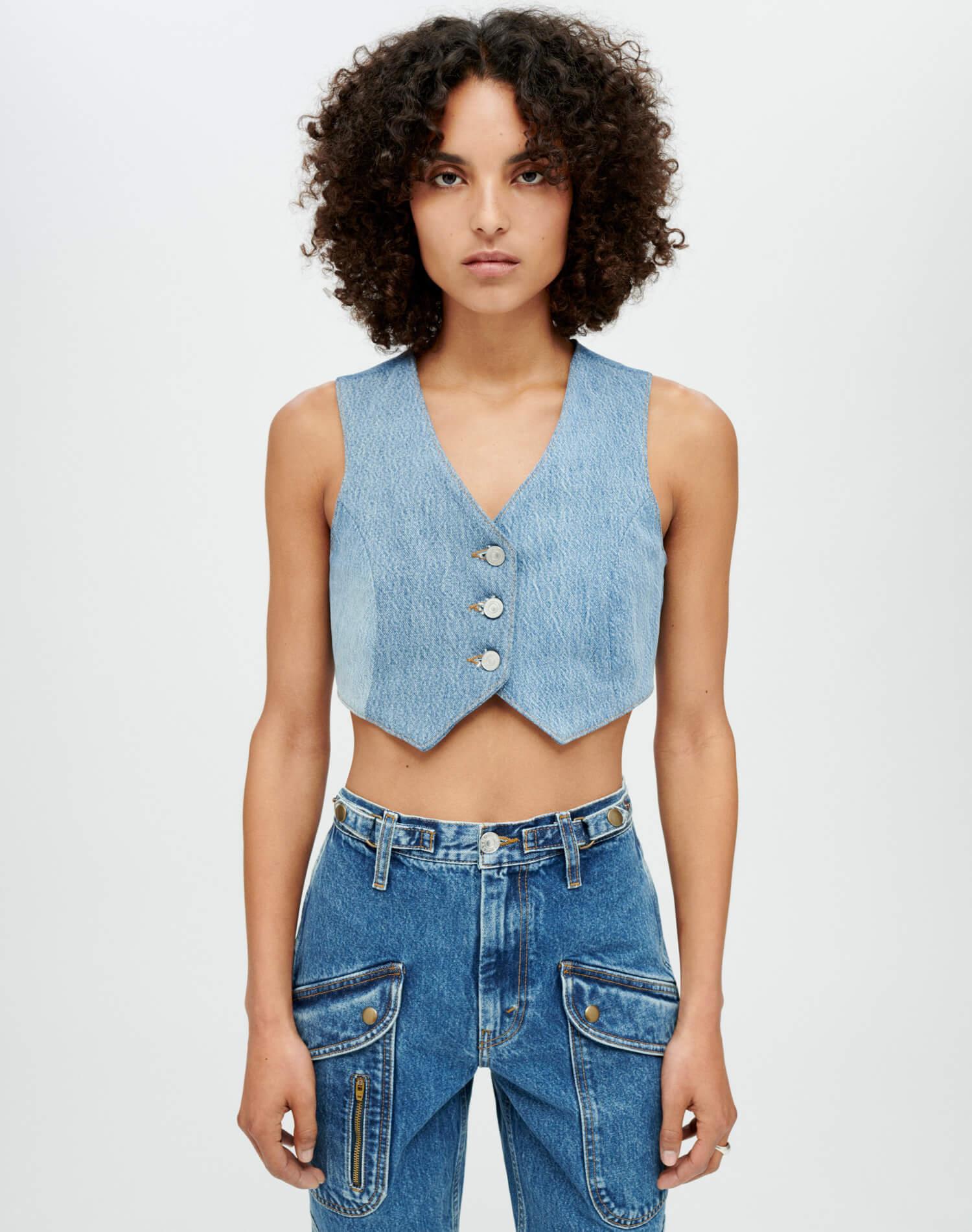 Levi's Tailored Vest - Indigo Female Product Image