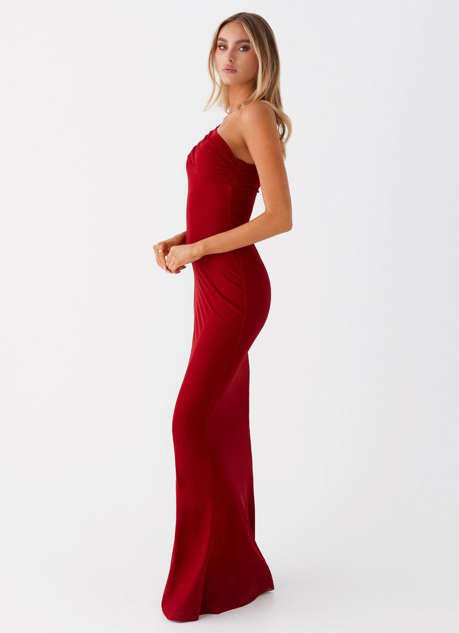 Reine Maxi Dress - Red Product Image