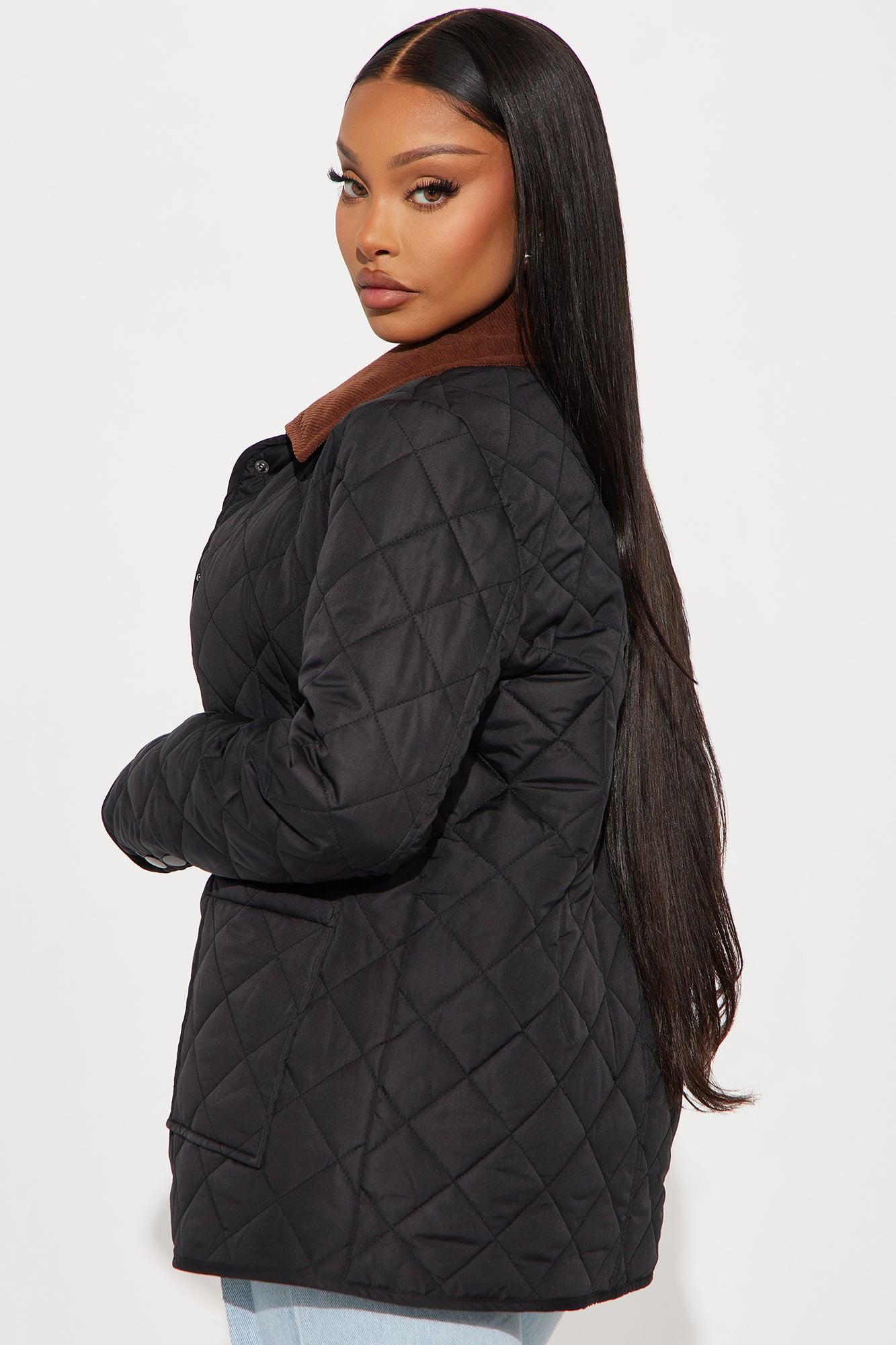 Jasmine Quilted Jacket - Black Female Product Image