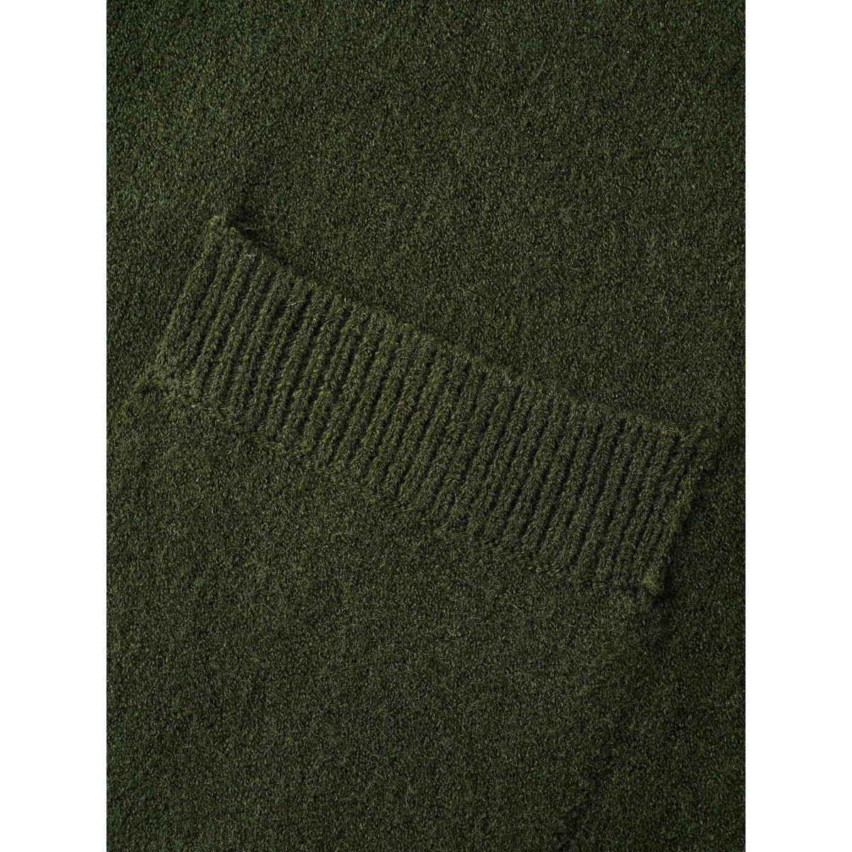 Plus Size Supersoft Essentials Solid Shawl Collar Cardigan ArmyGreen Women Timeless Loose Long Sleeve Elegant Cardigans BloomChic 26/4X Product Image