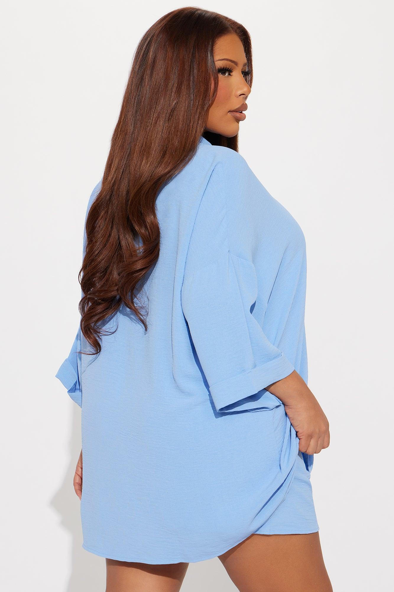 Pura Vida Short Set - Periwinkle Female Product Image