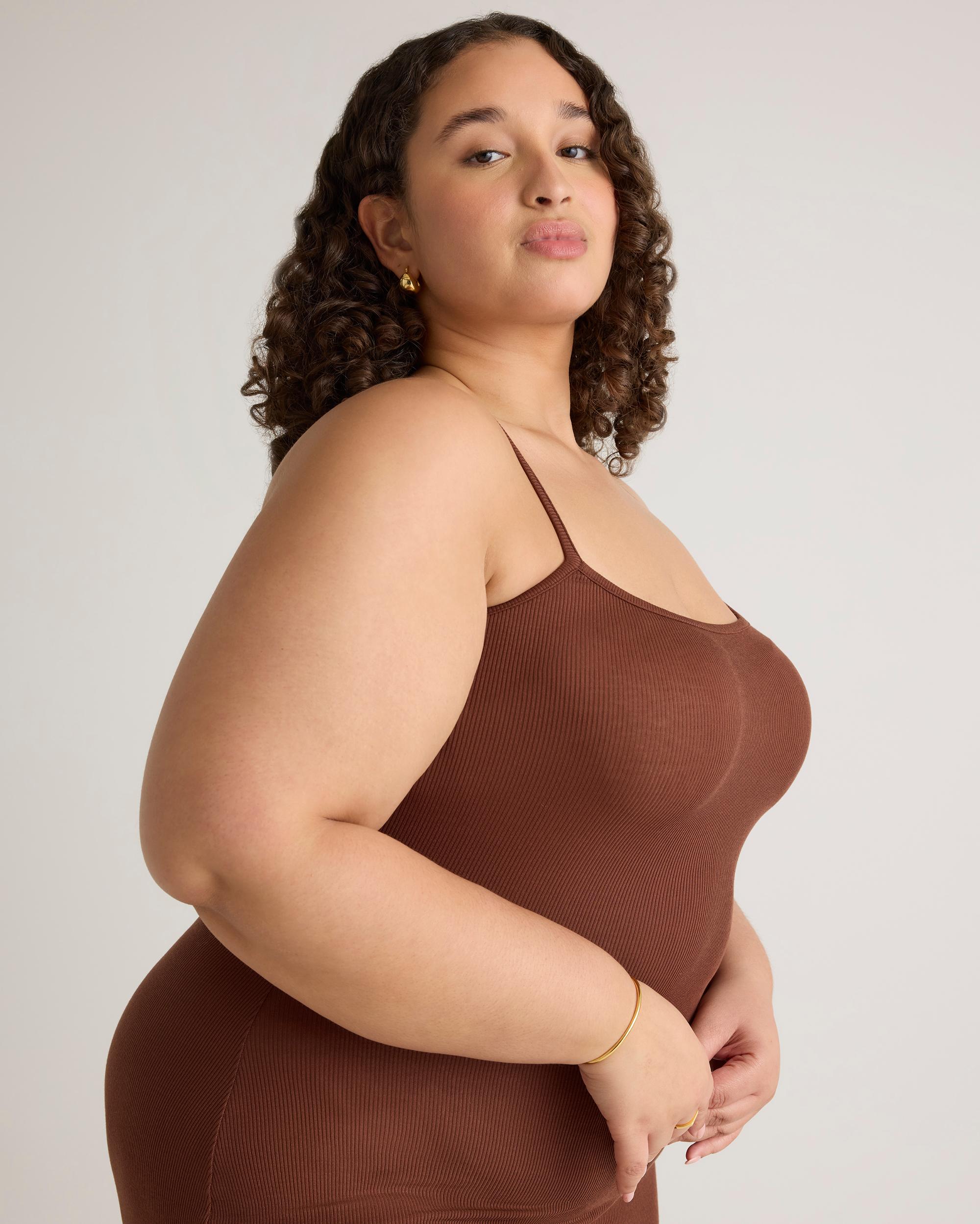 Quince | Women's Tencel Rib Knit Maxi Slip Dress Cotton/Modal Product Image