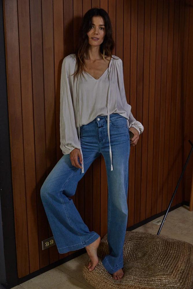 Sue Satin Top Product Image