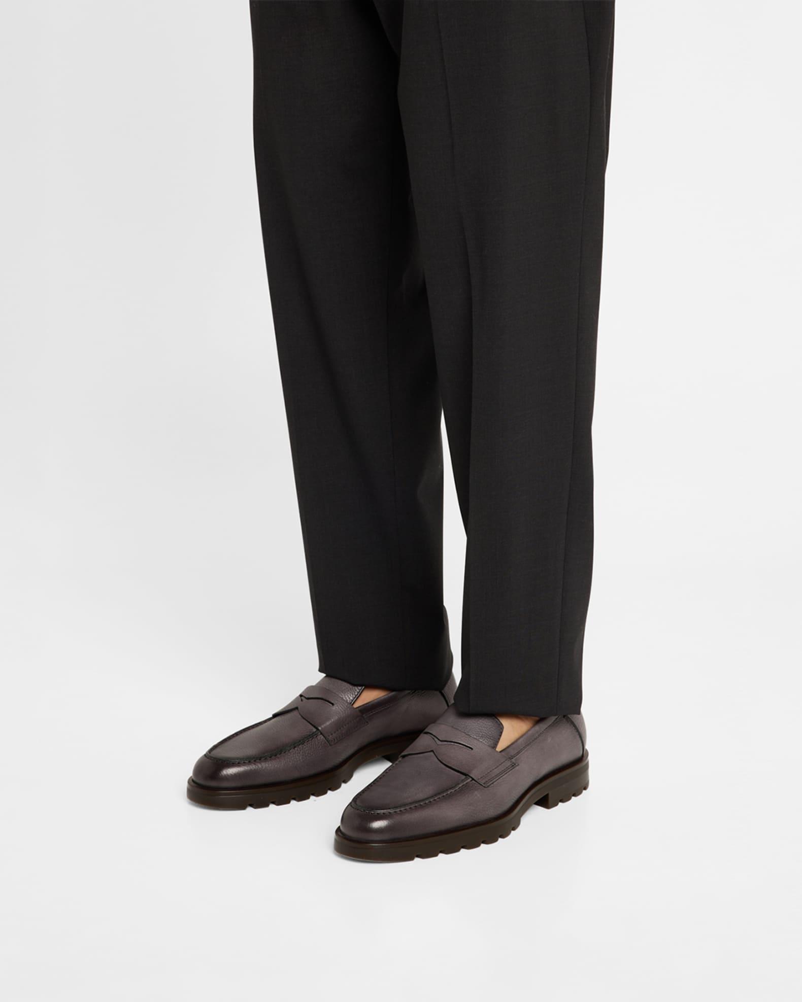 Men's Rock Deerskin Penny Loafers Product Image