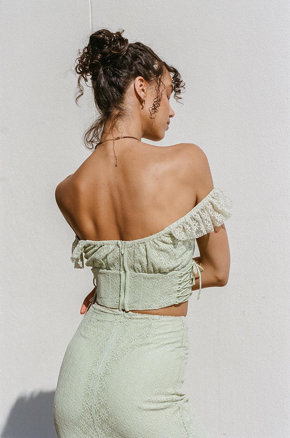 Josa Lace Up Top Product Image