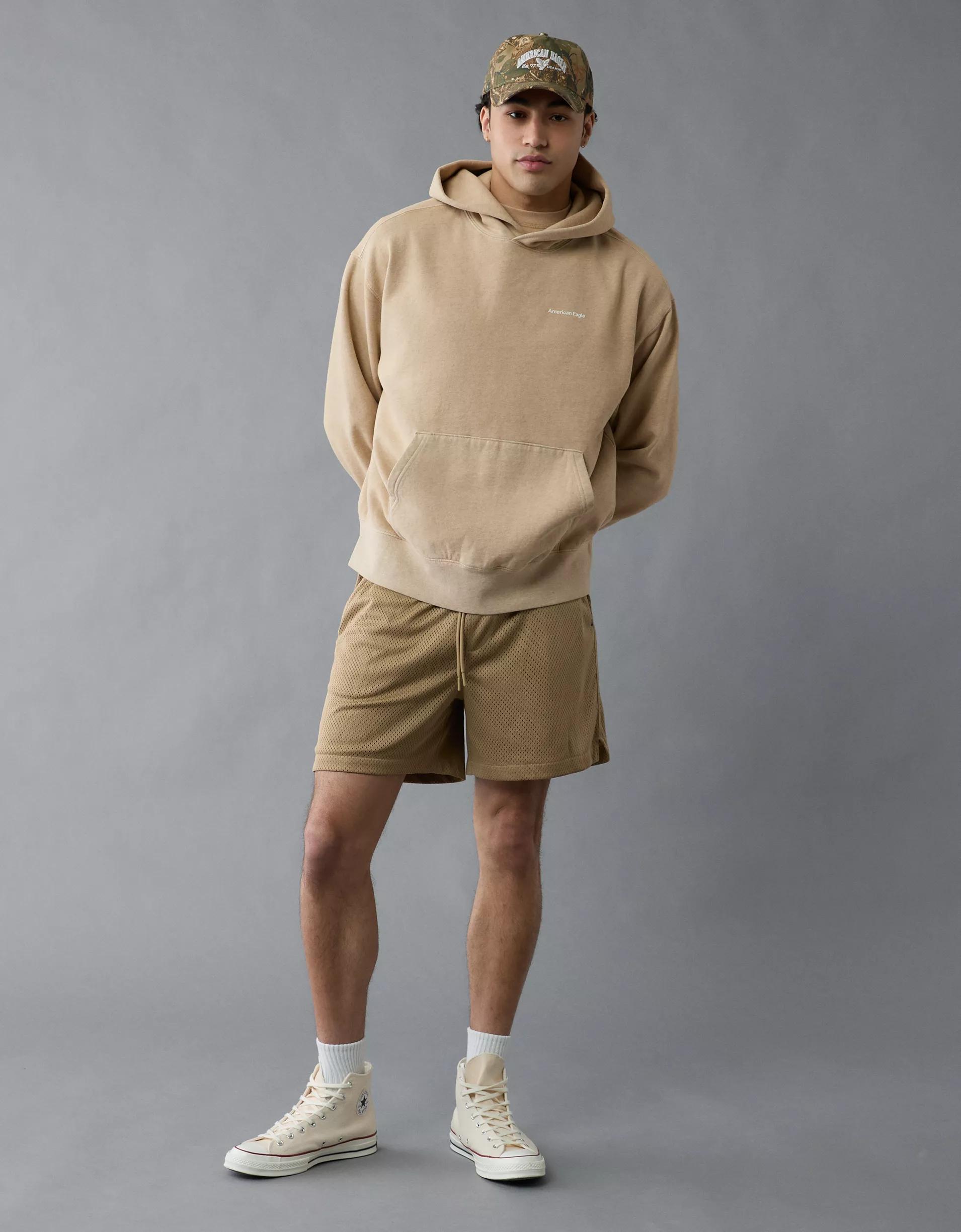 AE Laidback Luxe Heavyweight Logo Hoodie Product Image