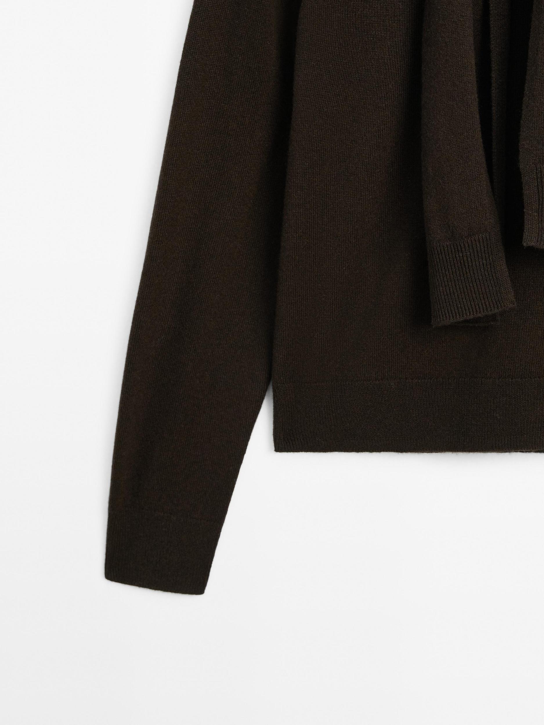 Wool blend knit double sweater Product Image