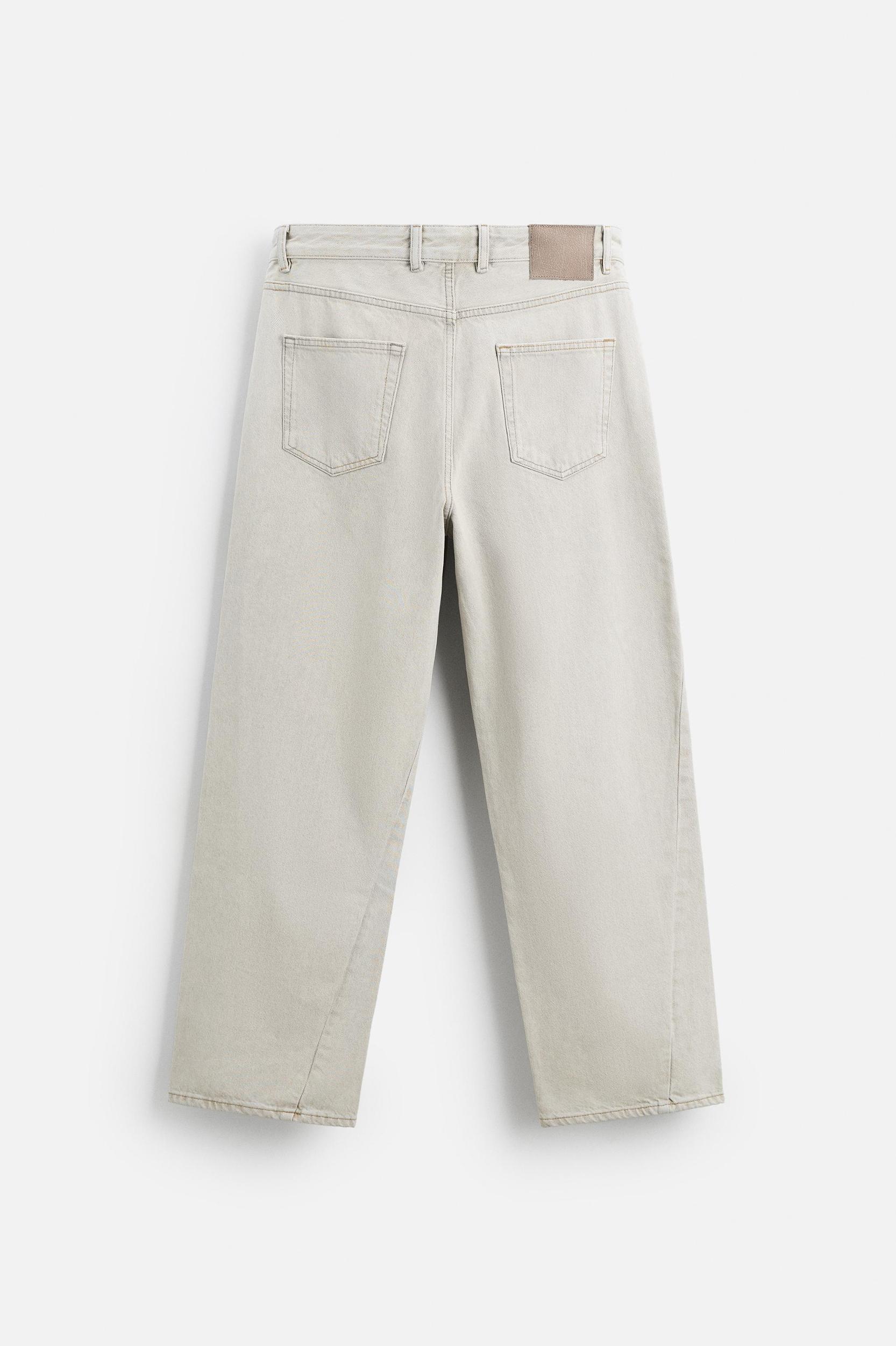 ASYMMETRIC SEAM BAGGY FIT JEANS Product Image