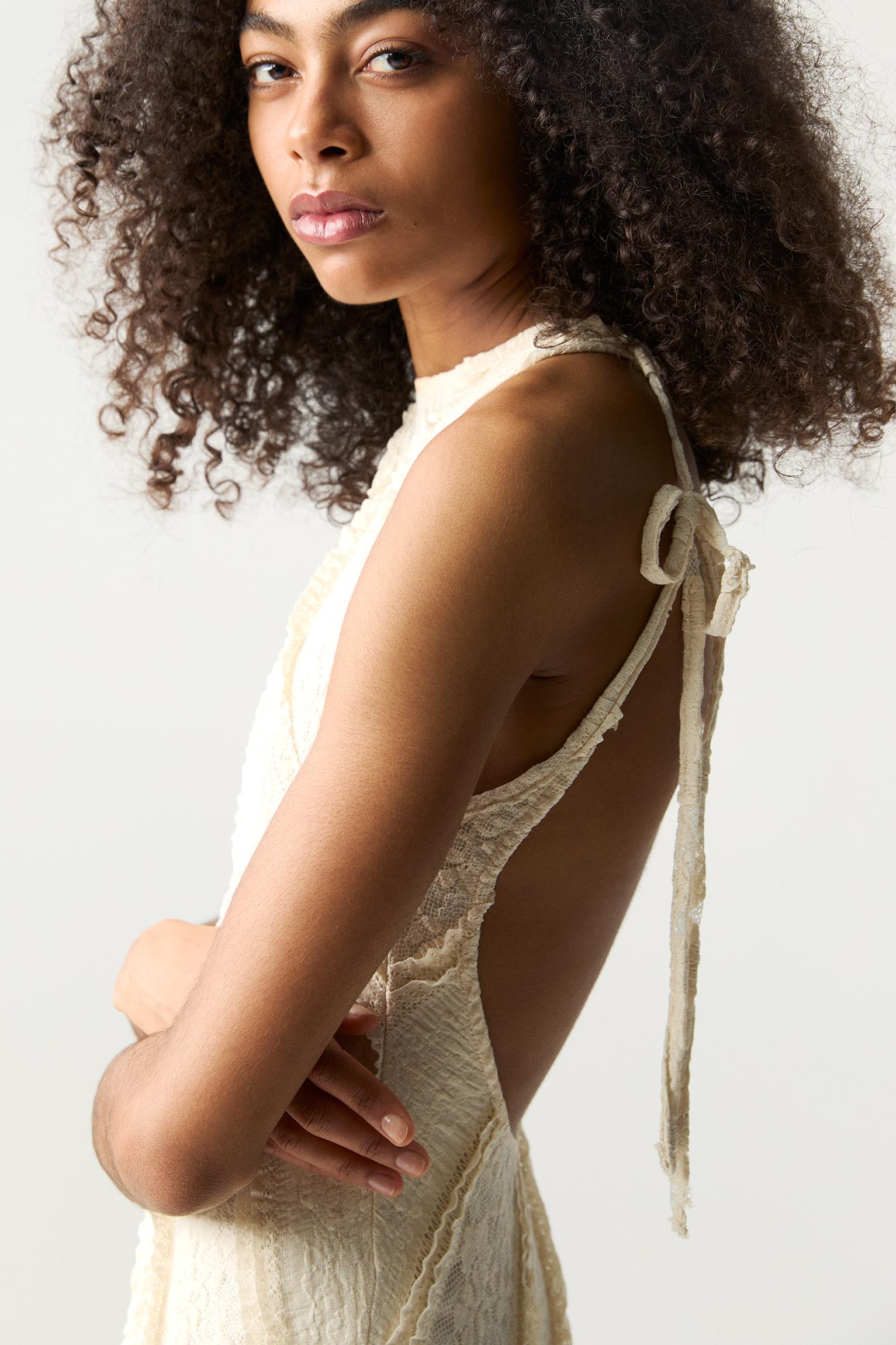 Lace midi dress Product Image