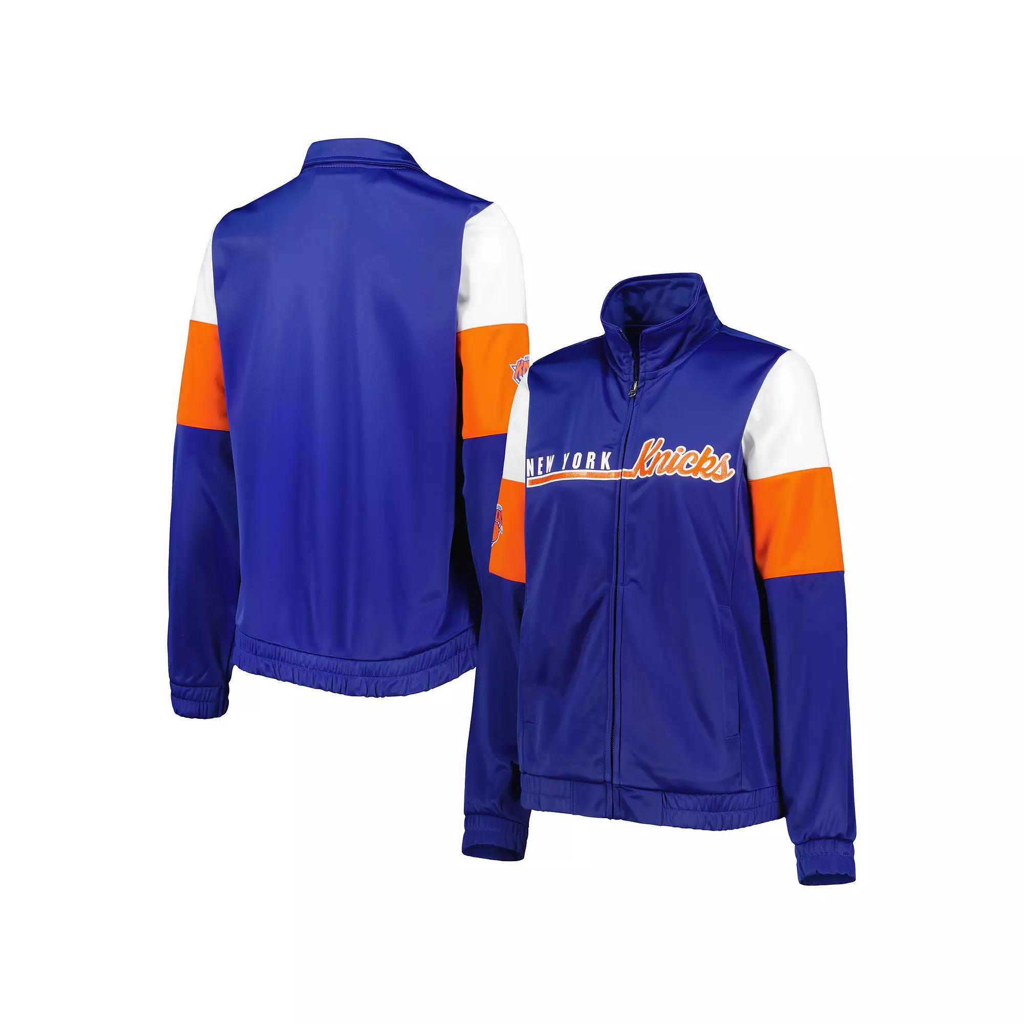 Women's G-III 4Her by Carl Banks Blue New York Knicks Change Up Full-Zip Track Jacket,  Product Image