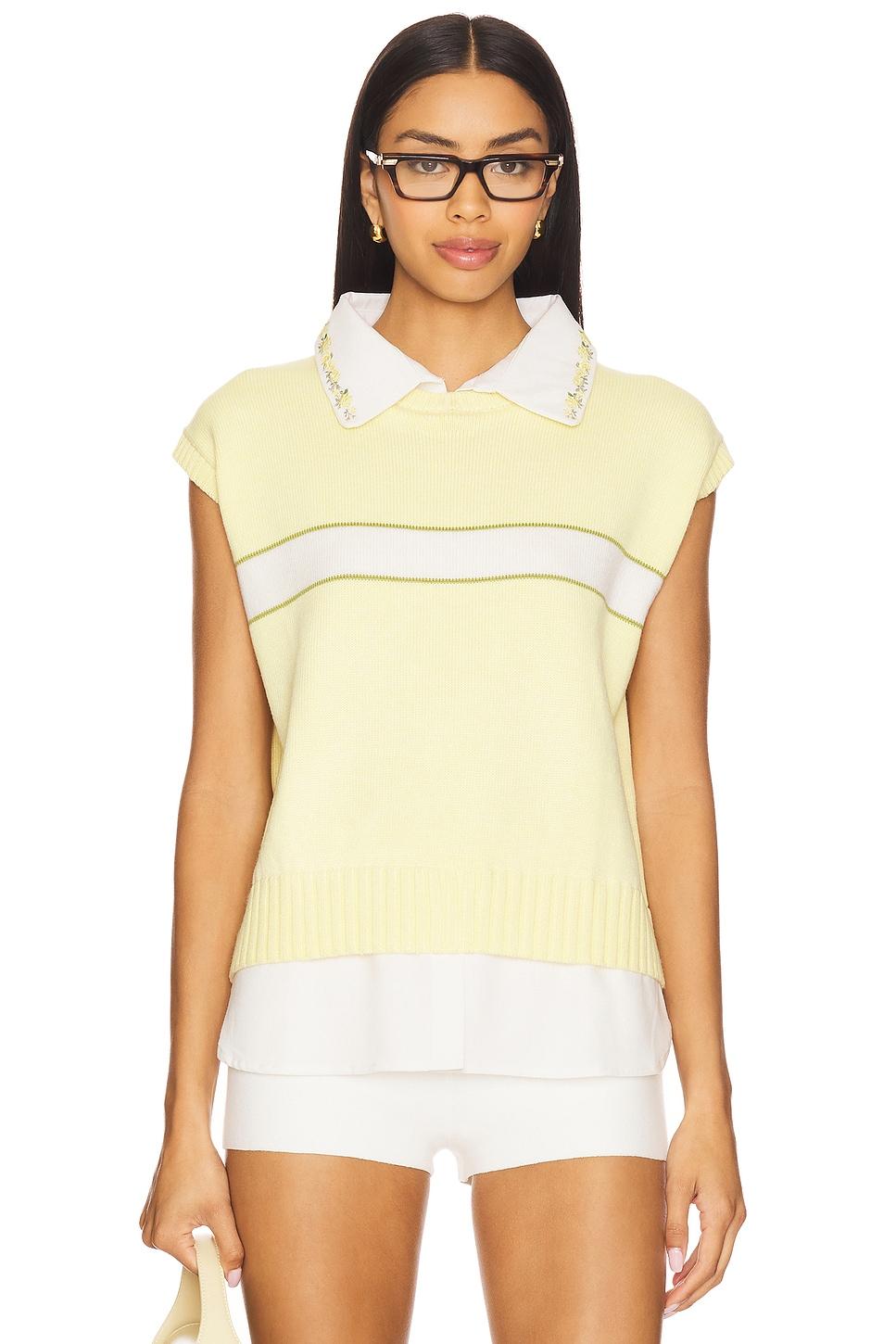 Stuart Oxford Vest YLLW THE LABEL Product Image