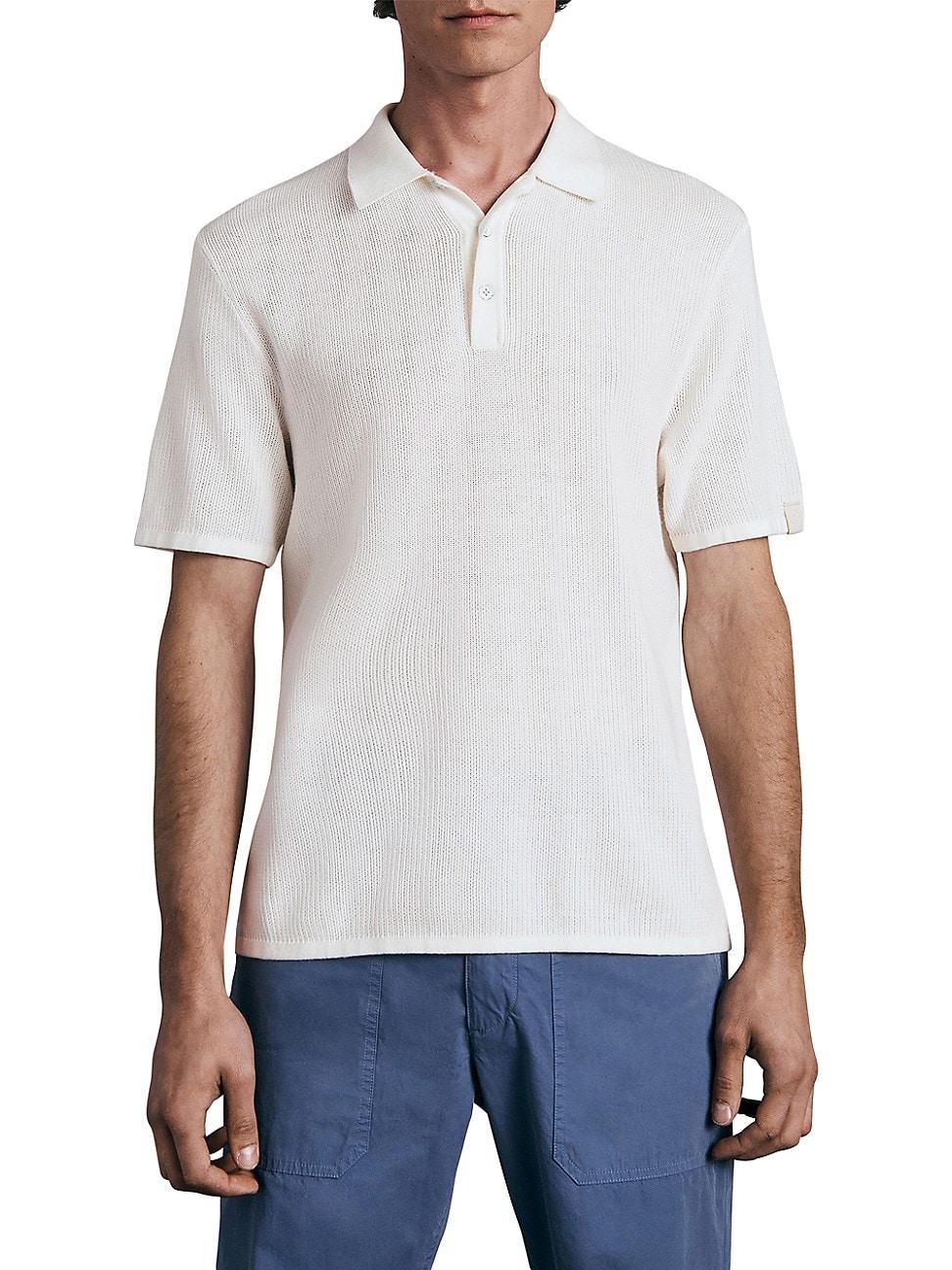 Mens Harvey Knit Polo Shirt Product Image
