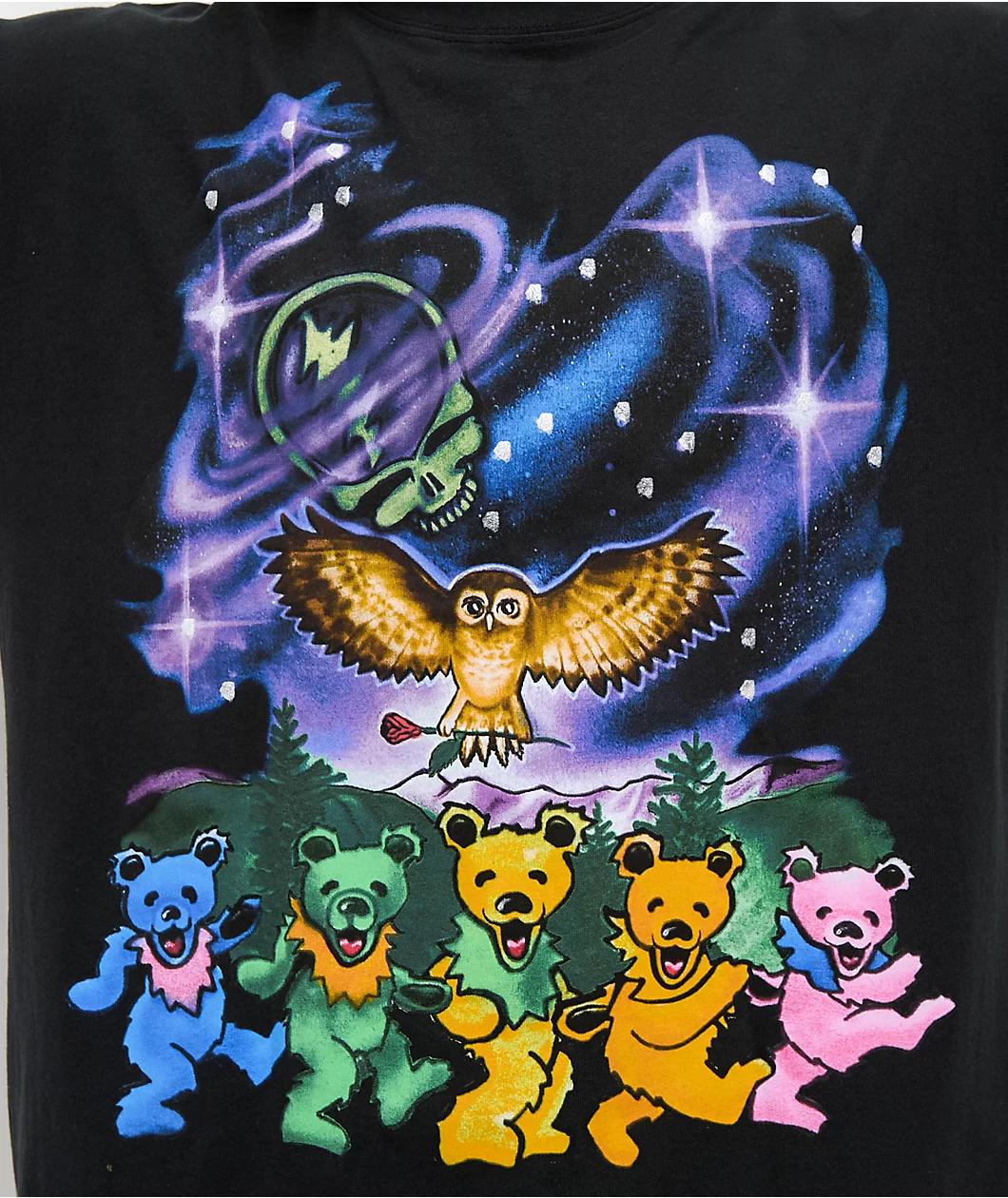 Grateful Dead Starry Night Black T-Shirt Product Image