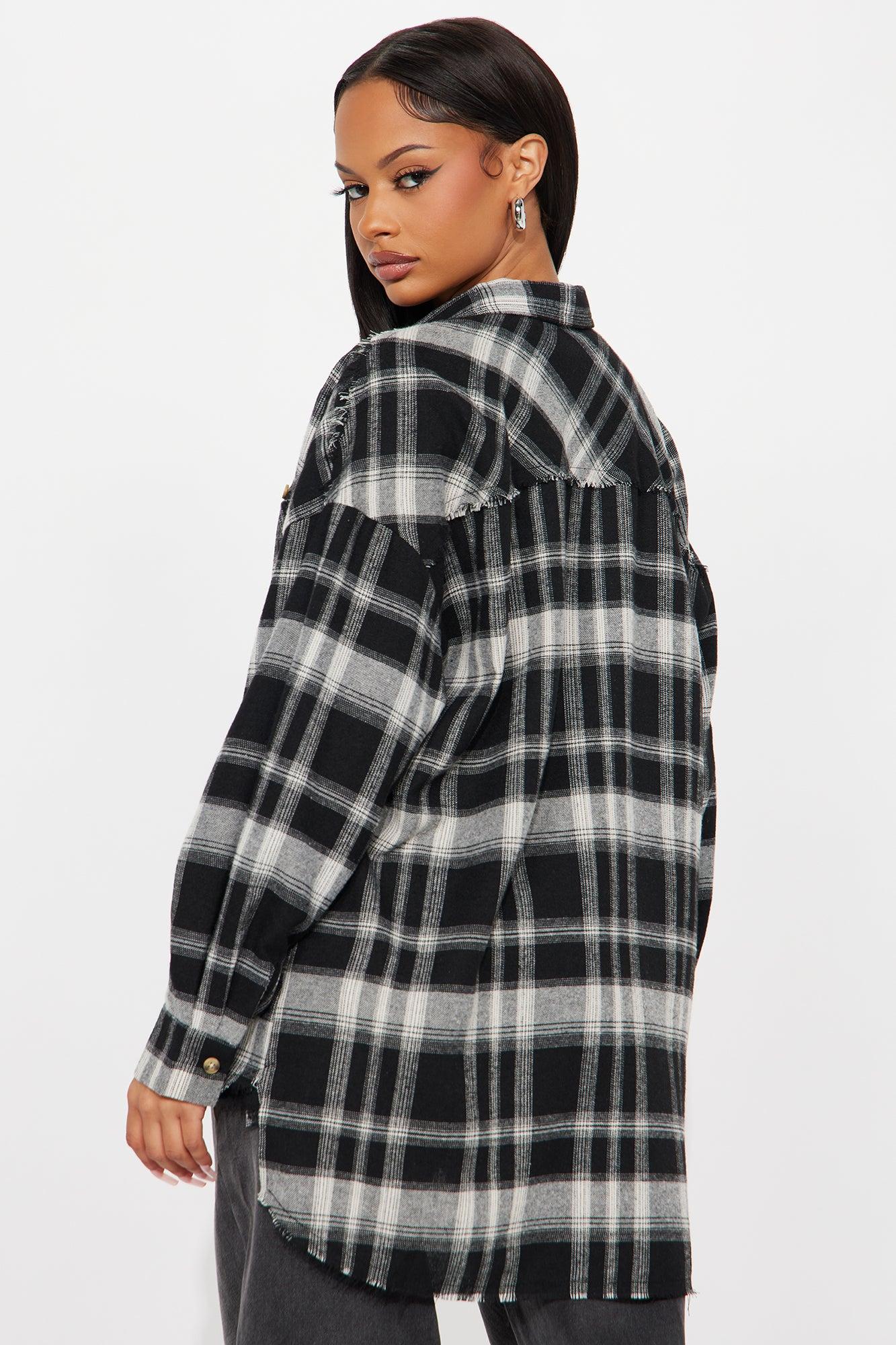 Leilani Plaid Shirt - Black/combo Female Product Image