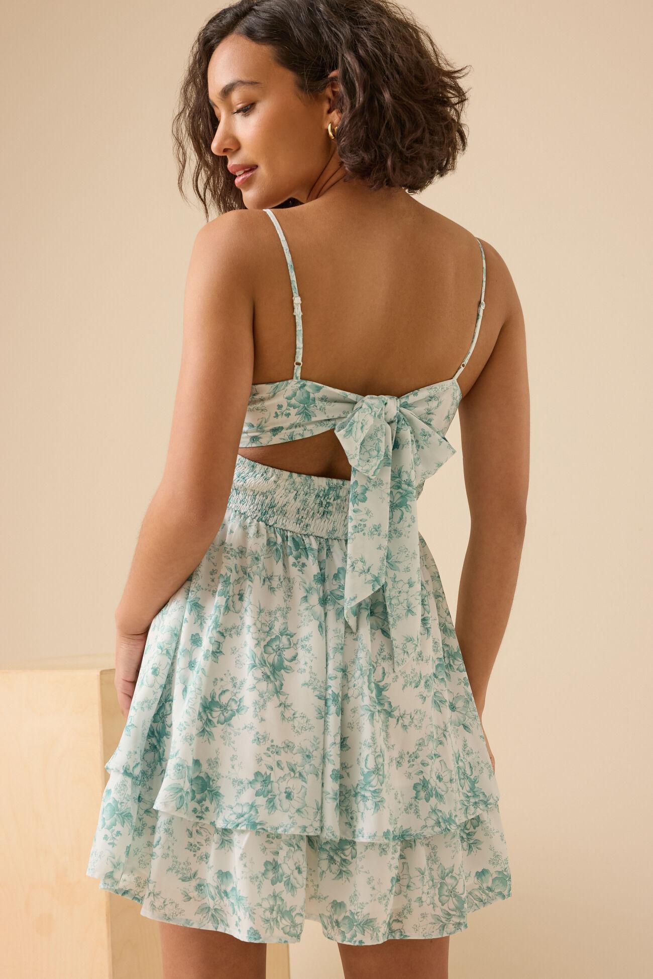 Jaeda Floral Mini Dress Product Image