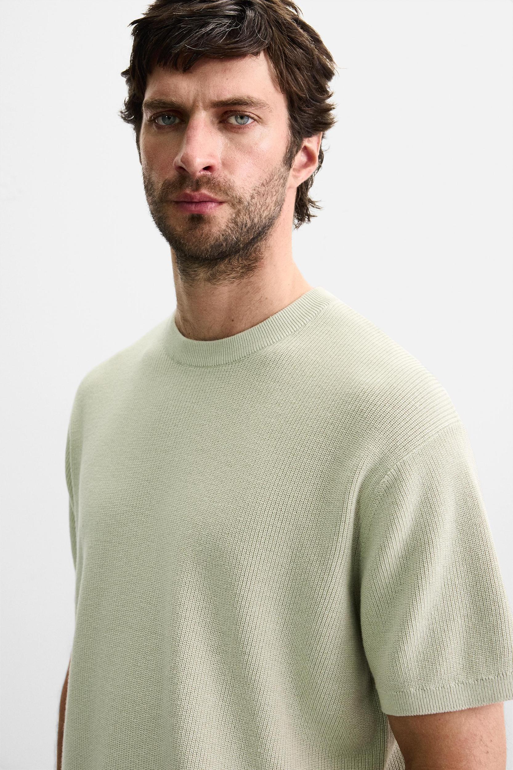 PURL KNIT T-SHIRT Product Image