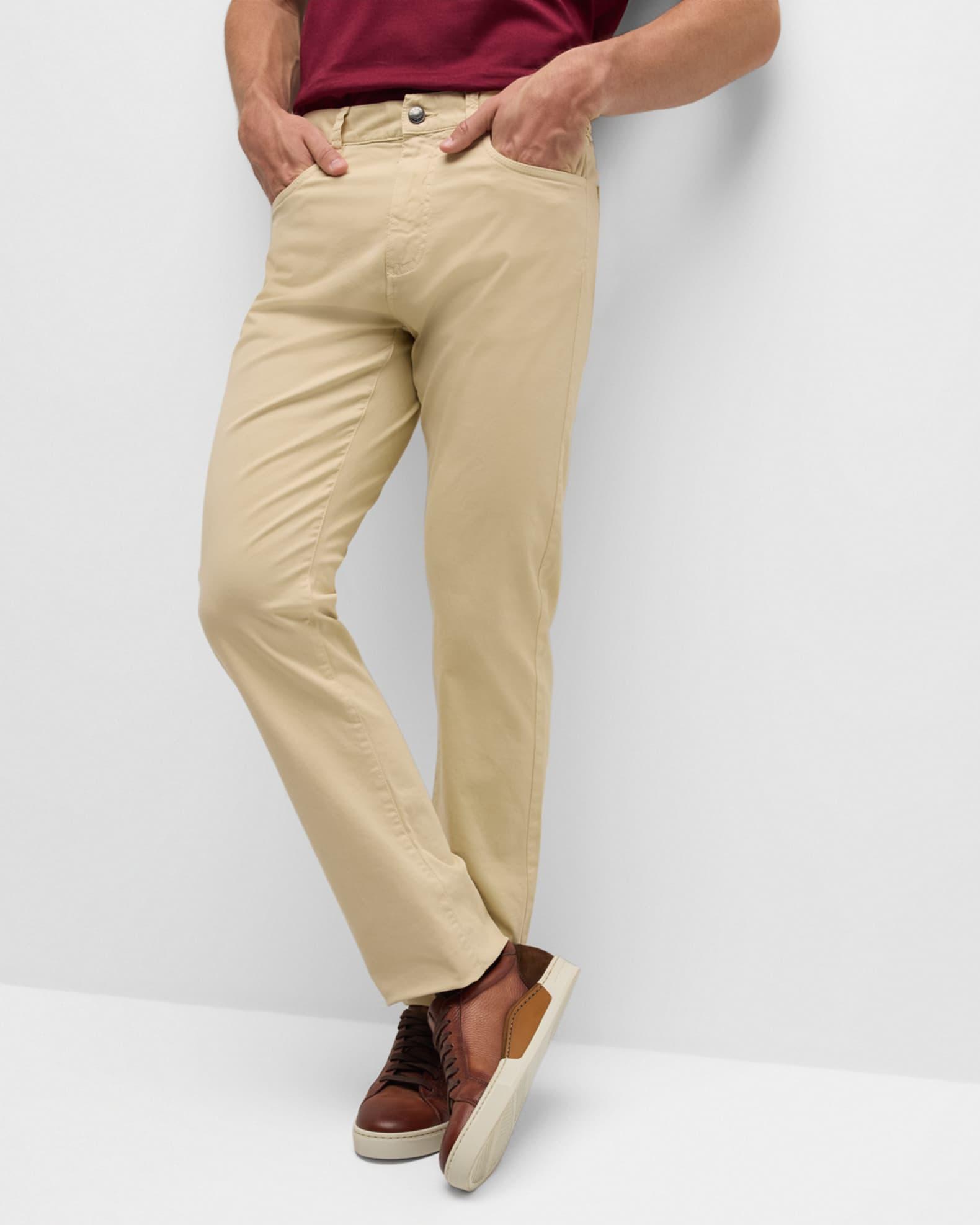 Men's Slim Twill 5-Pocket Pants Product Image