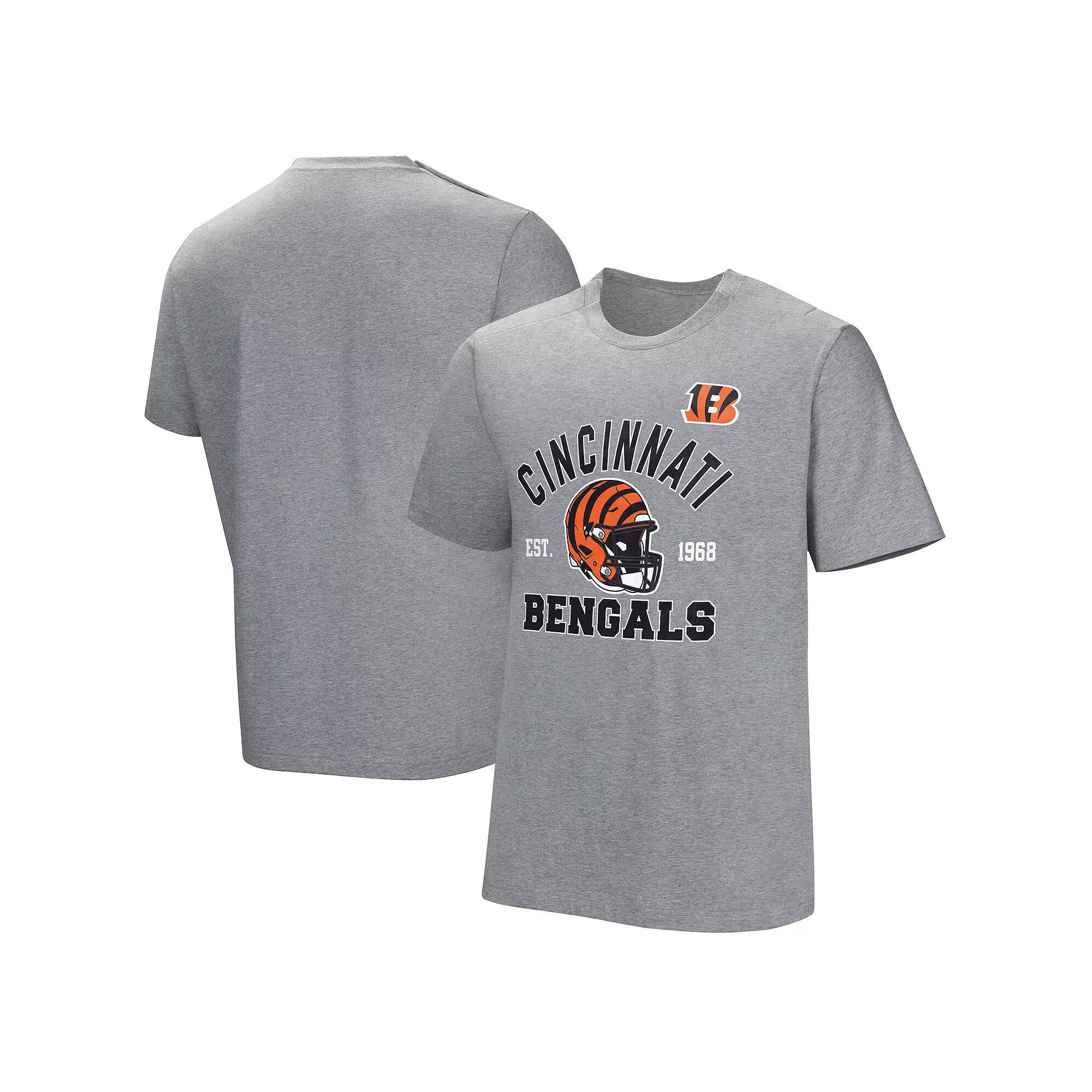 Men's Gray Cincinnati Bengals Tackle Adaptive T-Shirt,  Product Image