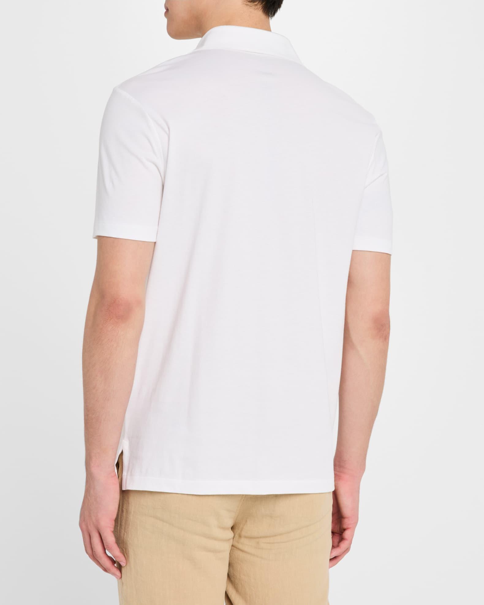 Mens Standard-Fit Lisle Polo Shirt Product Image