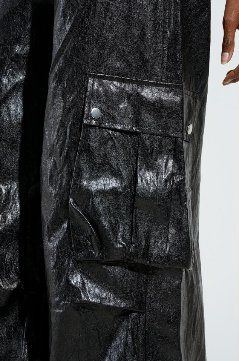 SOPHIE FAUX LEATHER TROUSER Product Image