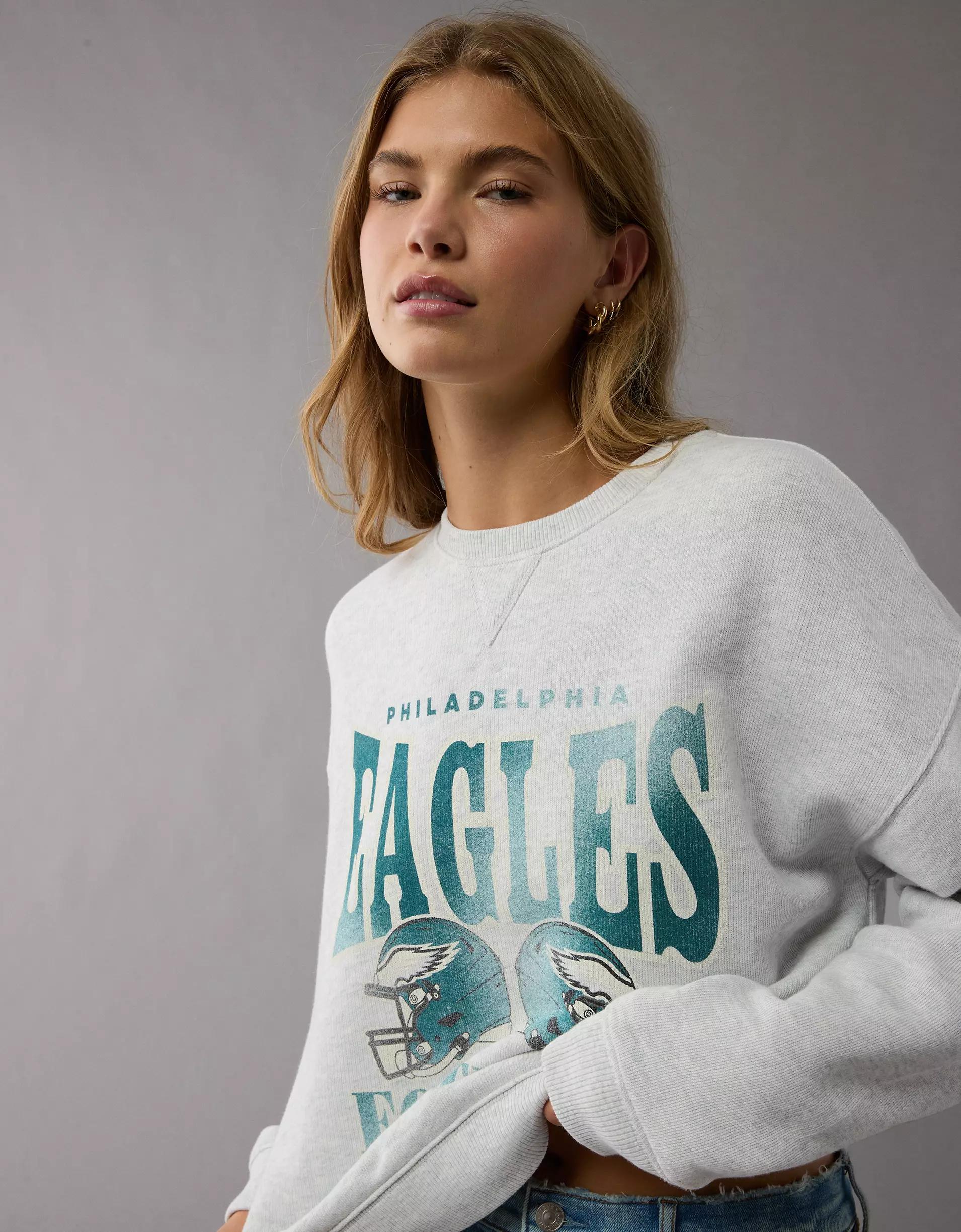 AE NFL Philadelphia Eagles Crew Neck Sweatshirt Product Image