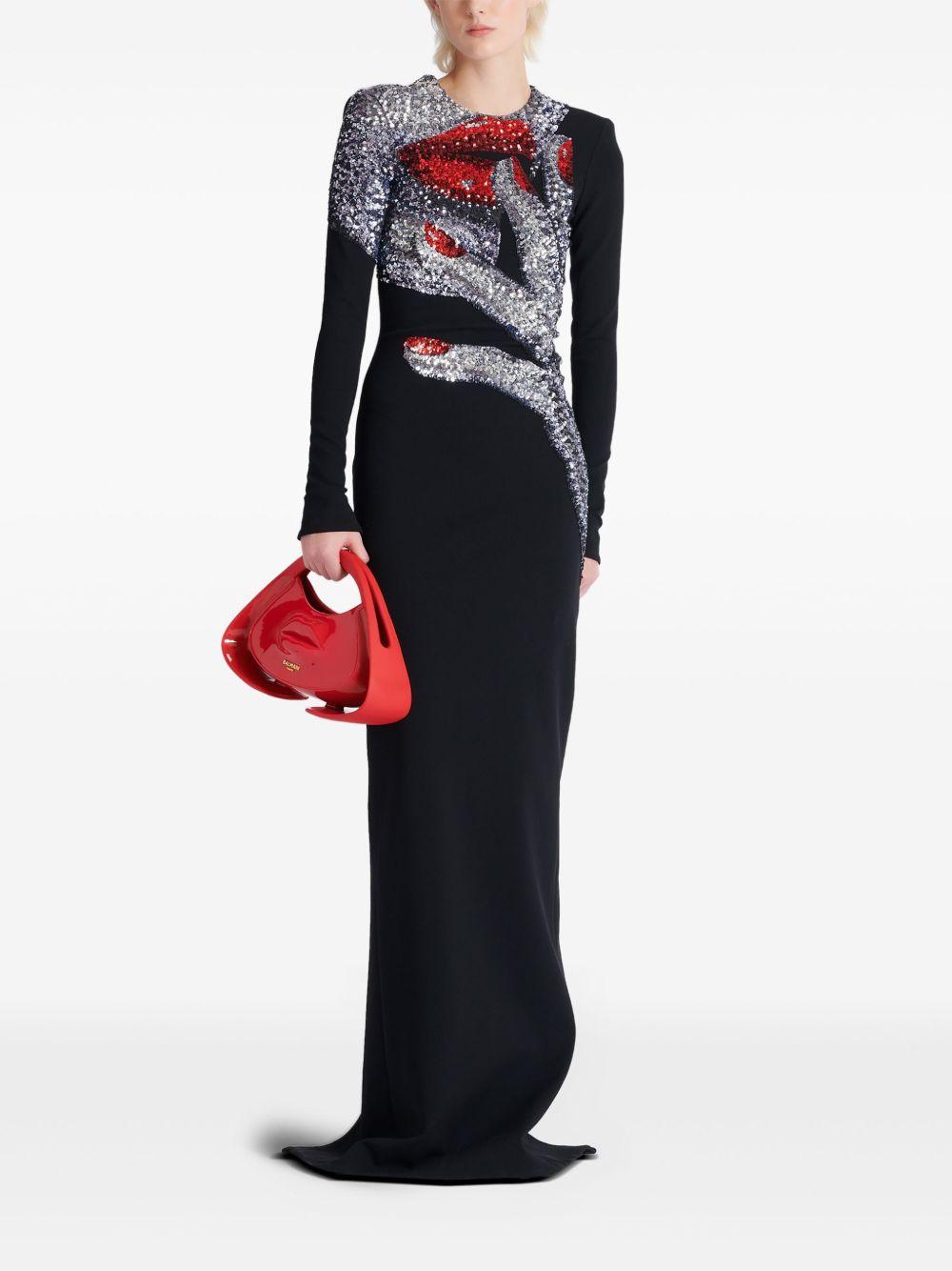 high neck maxi dress Product Image