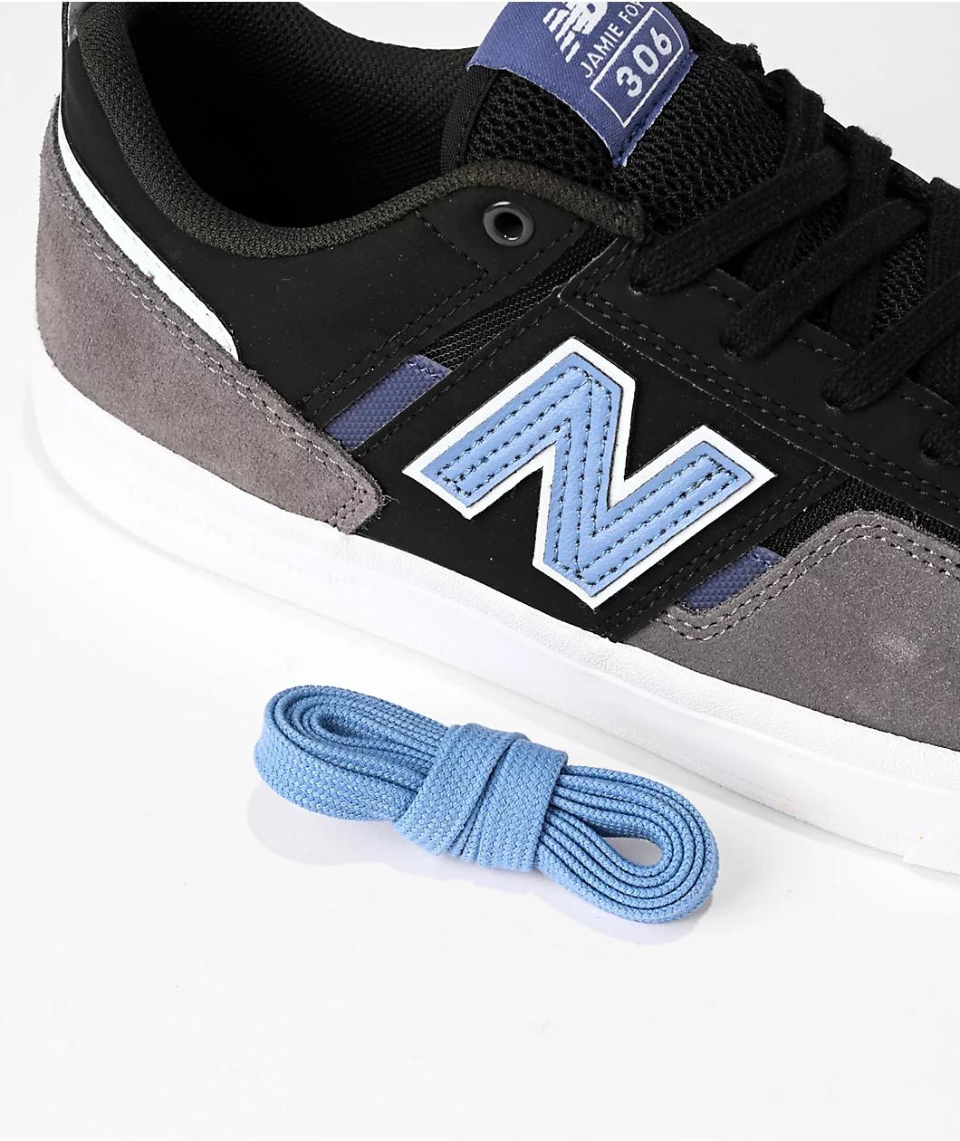 New Balance Numeric Jamie Foy 306 Castlerock & Black Skate Shoes Product Image