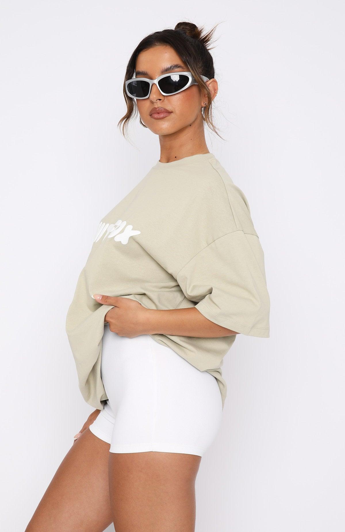 Offstage Oversized Tee Moss Product Image