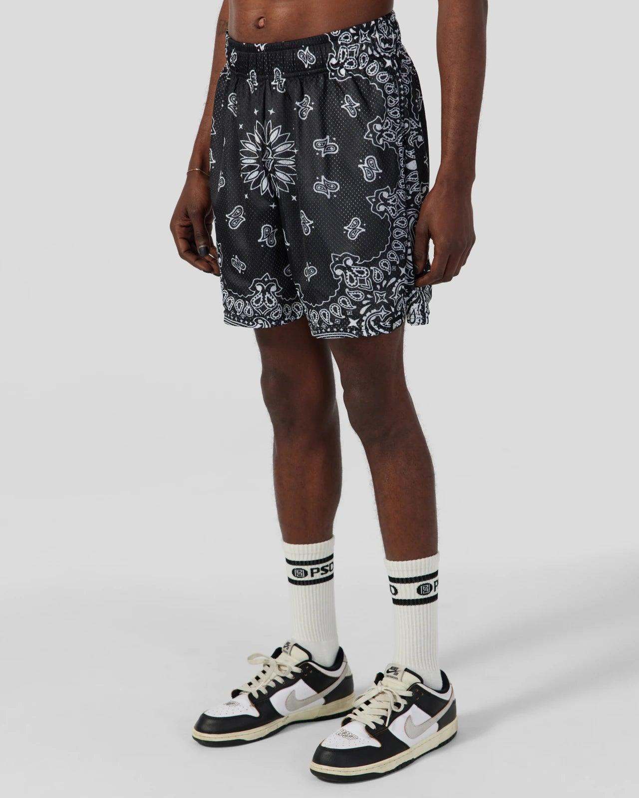 Black Bandana Active Short Male Product Image