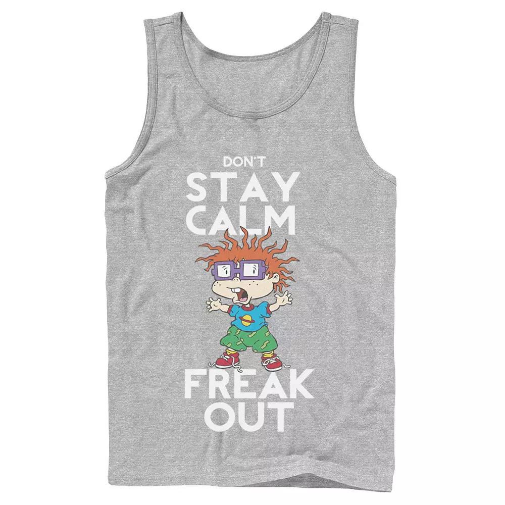 Men's Nickelodeon Rugrats Chuckie Don't Stay Calm Freak Out Graphic Tank Top,  Product Image
