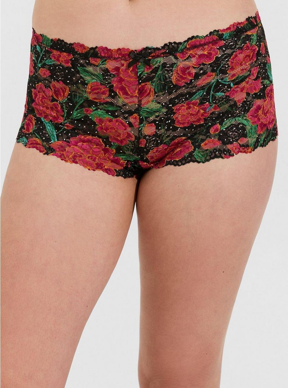 Mid-Rise Simply Lace Cheeky Panty Product Image