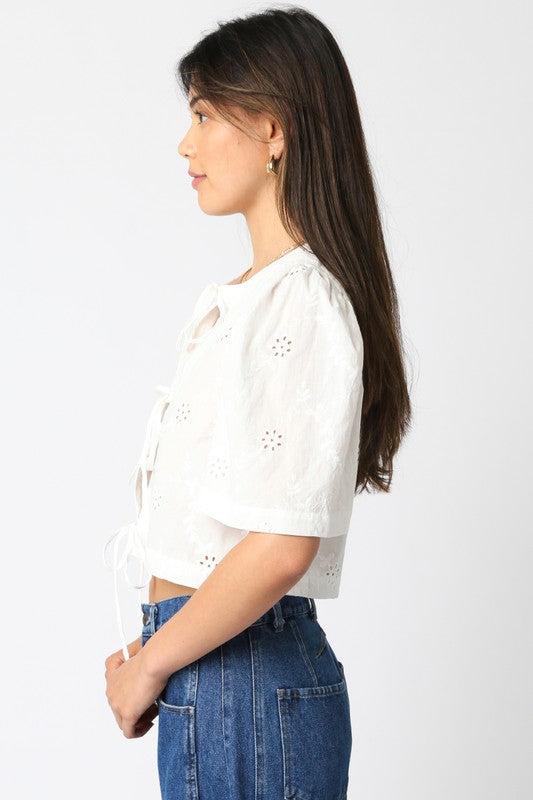 Ciera Tie Front Top Product Image