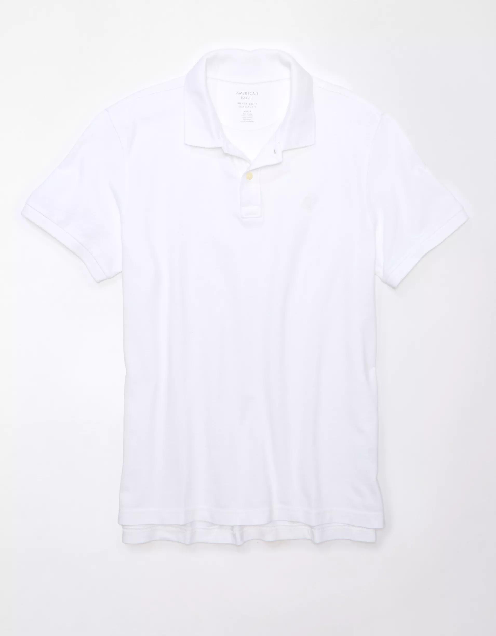 AE Lived-In Pique Polo Shirt Product Image