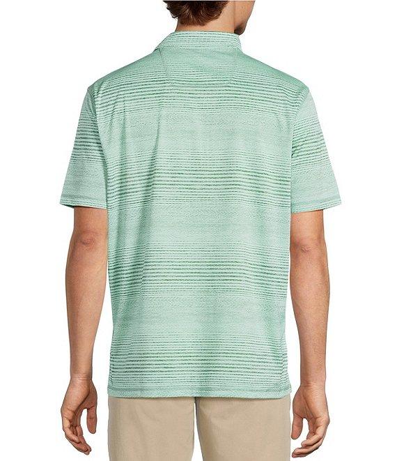 Tommy Bahama IslandZone Sea Island Stripe Short Sleeve Polo Shirt Product Image