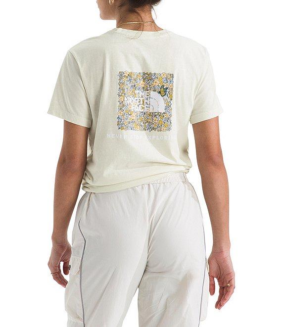 The North Face Evolution Floral Box Crew Neck Short Sleeves Graphic Knit Tee Product Image