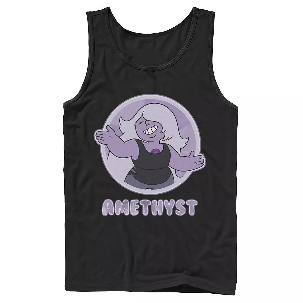 Men's Cartoon Network Steven Universe Amethyst Character Badge Tank Top,  Product Image