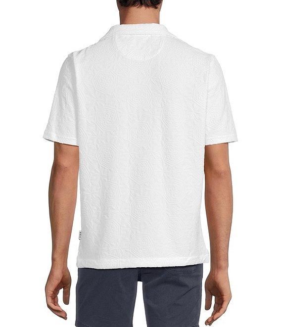 Rowm Short Sleeve Geo Terry Camp Shirt Product Image