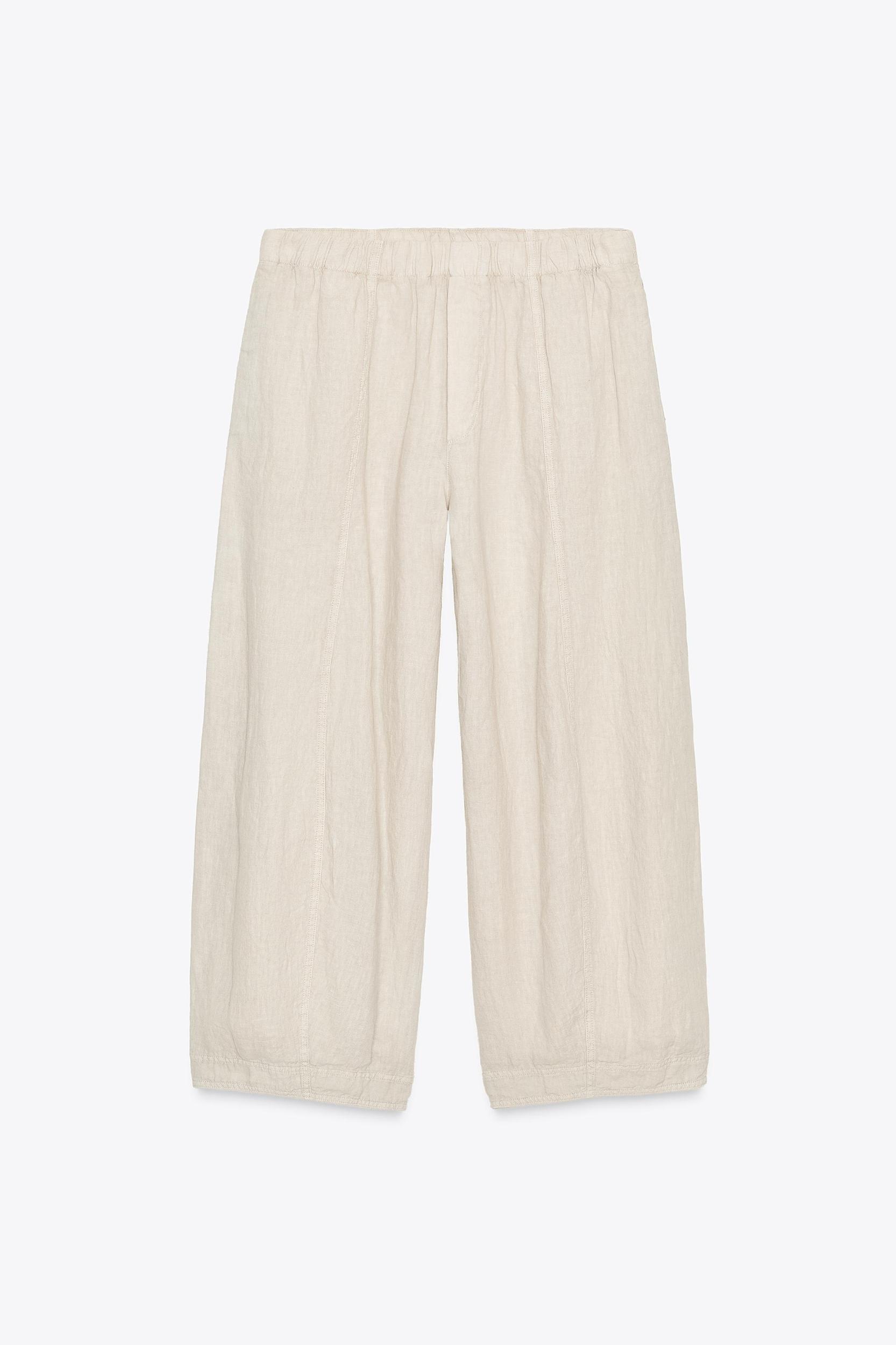 ZW COLLECTION LINEN PANTS Product Image