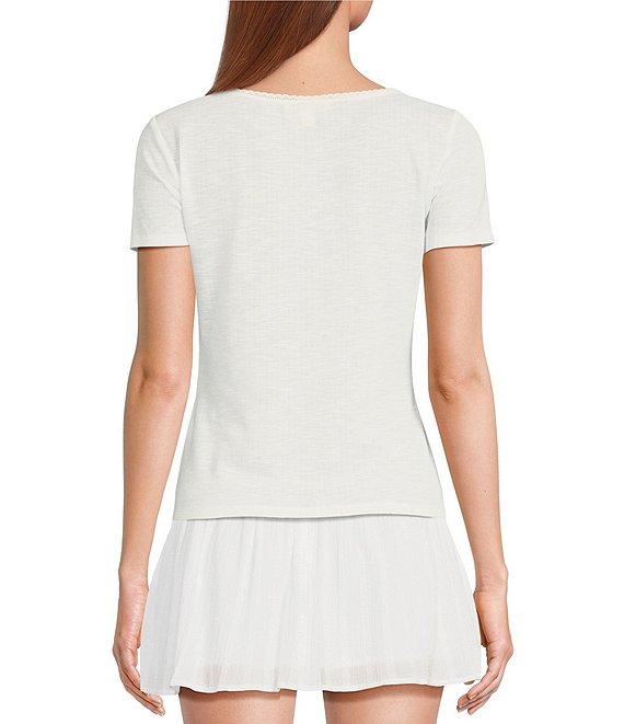 Chelsea & Violet Lily Drapey Gauze Mini Skirt Product Image