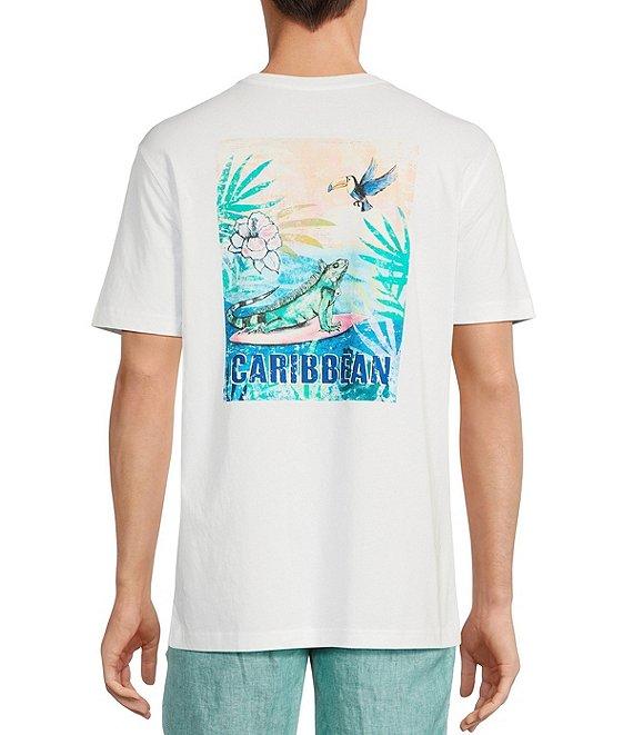 Caribbean Surf Iguana Short Sleeve T-Shirt Product Image