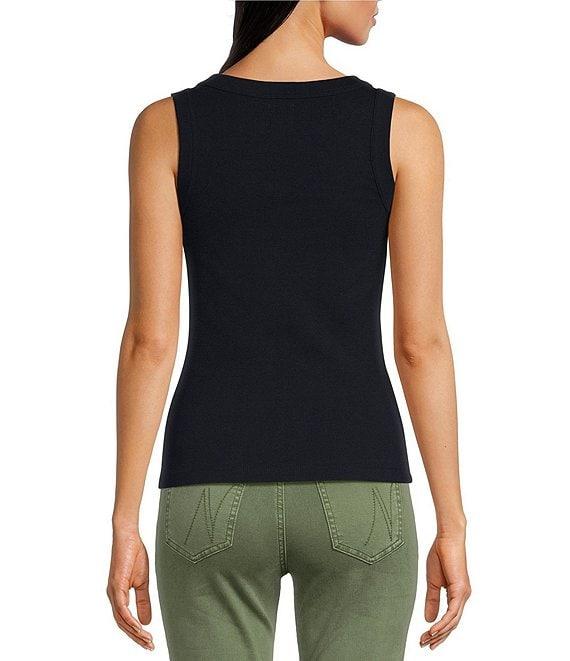 NIC + ZOE Perfect Stretch Knit Scoop Neck Sleeveless Tank Product Image