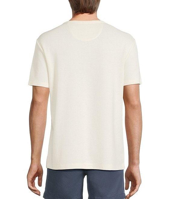 Roundtree & Yorke Short Sleeve Solid Henley Shirt Product Image