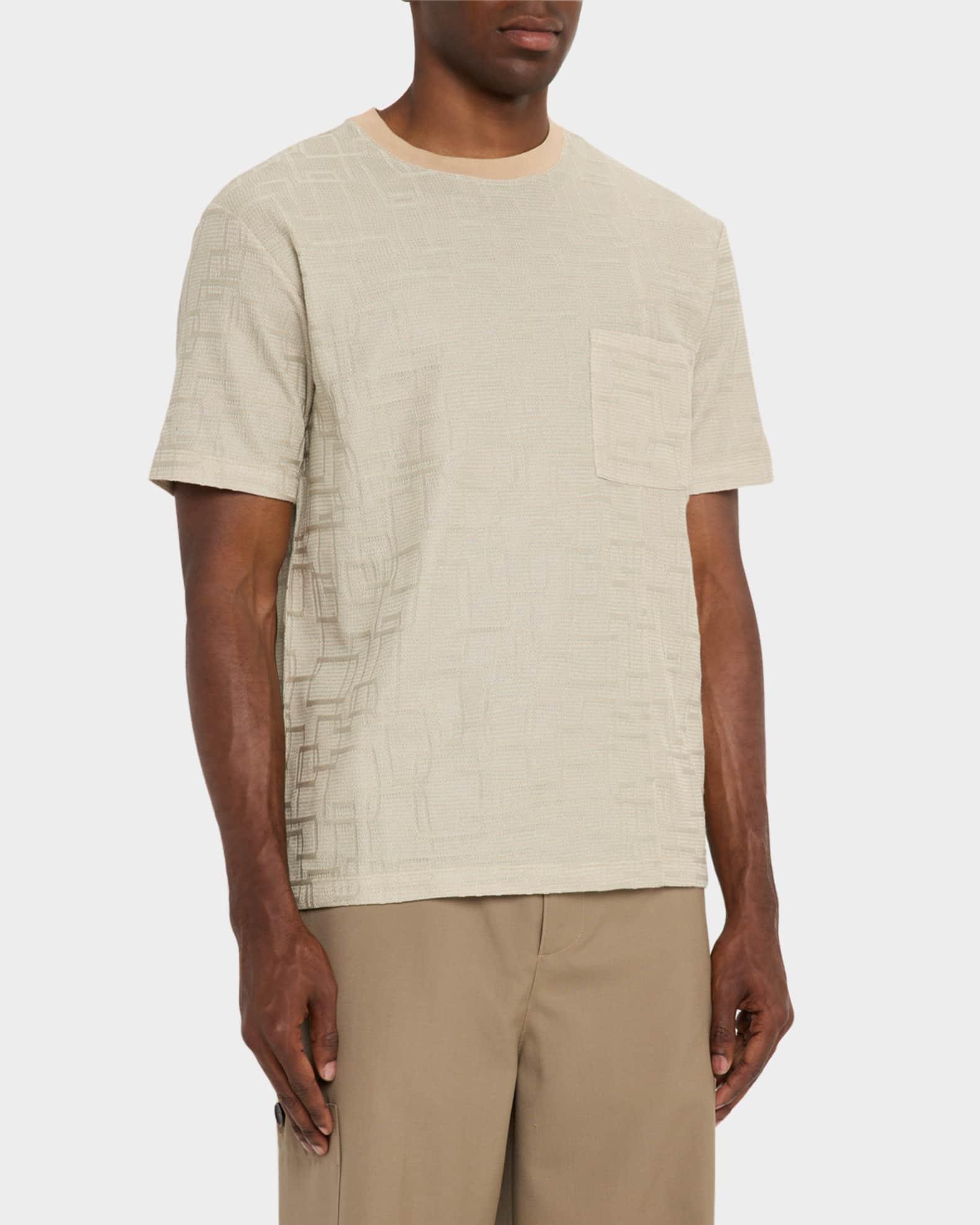 Men's Cotton Stitched Crewneck T-Shirt Product Image