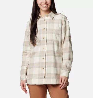Women's Columbia Holly Hideaway™ Cotton Flannel Shirt,  Product Image