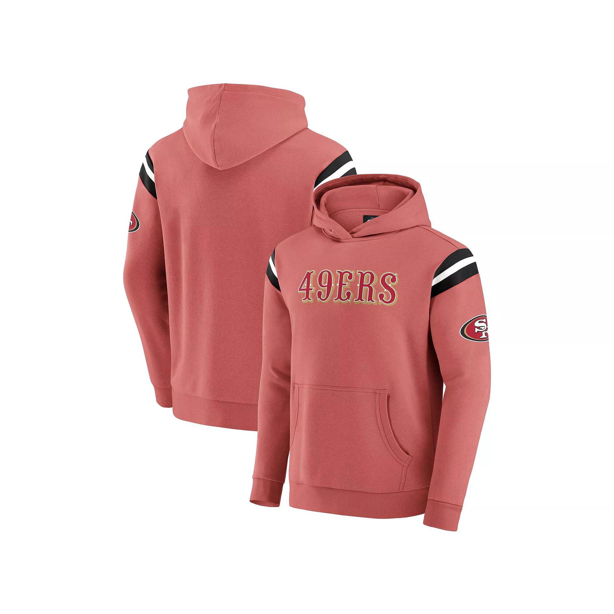Men's Darius Rucker Collection by Fanatics Scarlet San Francisco 49ers Football Washed Pullover Hoodie,  Product Image